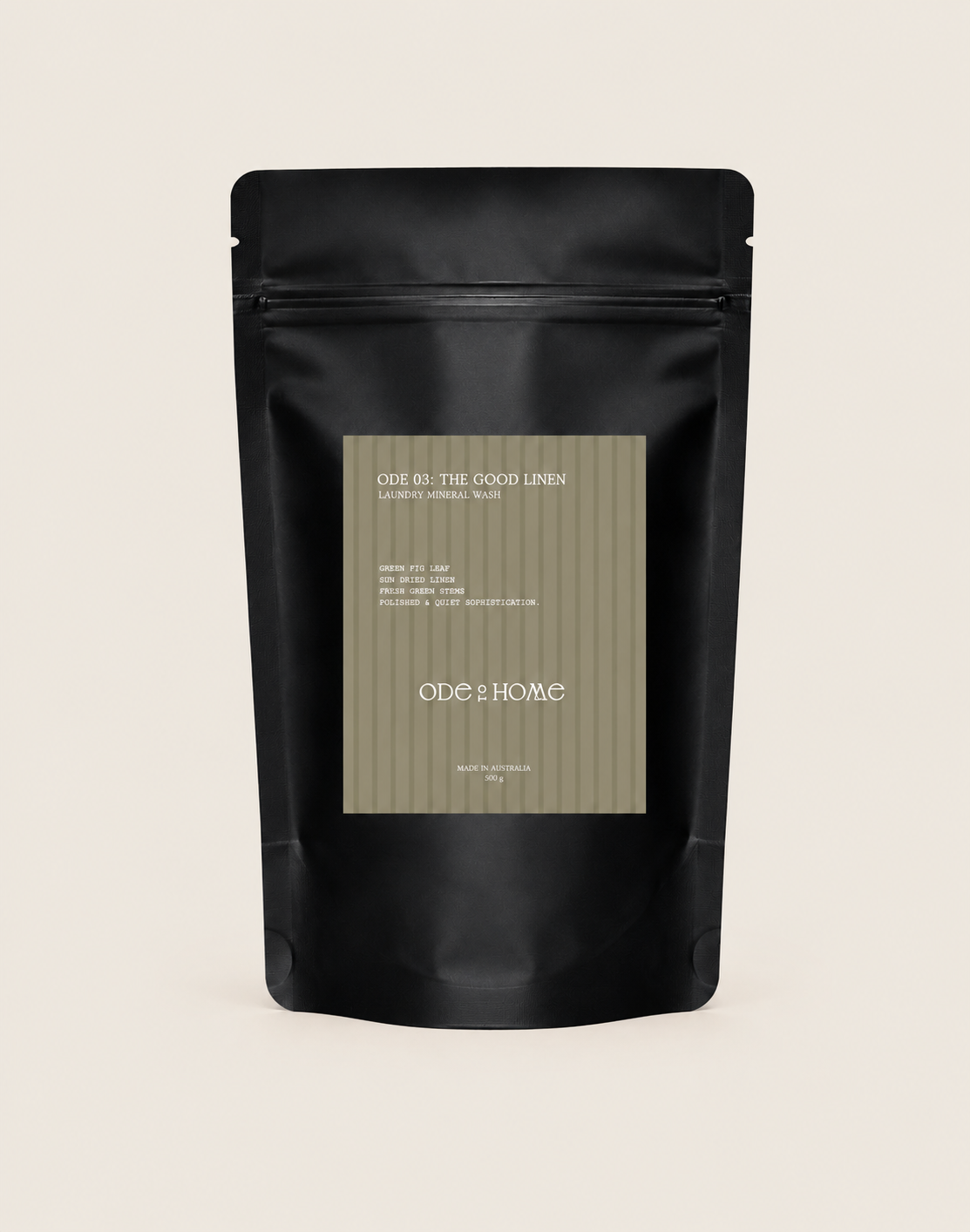 Laundry Mineral Wash · Ode 03 The Good Linen