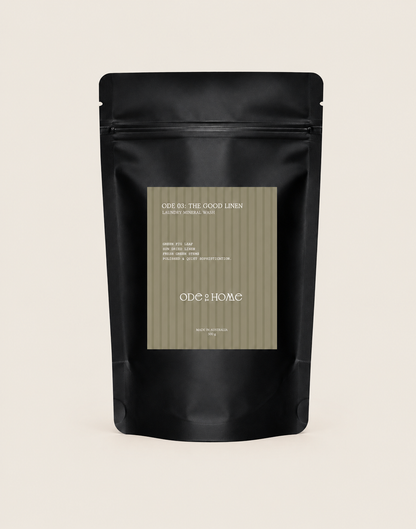 Laundry Mineral Wash · Ode 03 The Good Linen